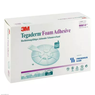 TEGADERM Schiuma adesiva 6,9x7,6 cm ovale 90614, 10 pz