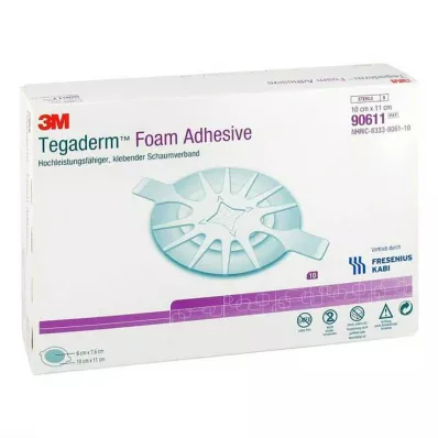 TEGADERM Schiuma adesiva FK 10x11 cm ovale 90611, 10 pz