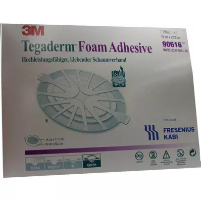 TEGADERM Schiuma adesiva FK 19x22,2 cm ovale 90616, 5 pz