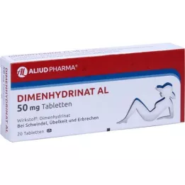 DIMENHYDRINAT AL compresse da 50 mg, 20 pezzi