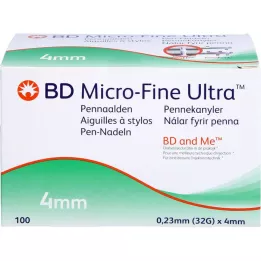 BD MICRO-FINE+ 4 aghi penna 0,23x4 mm, 100 pz
