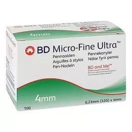BD MICRO-FINE+ 4 aghi penna 0,23x4 mm, 100 pz