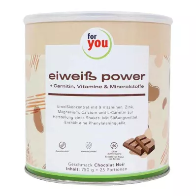 FOR YOU polvere di cioccolato protein power, 750 g