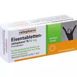 EISENTABLETTEN-ratiopharm N 50 mg compresse rivestite con film, 50 pz