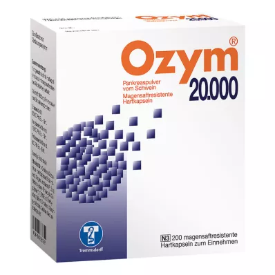 OZYM 20.000 capsule rigide con rivestimento enterico, 200 pezzi
