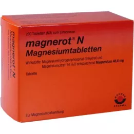 MAGNEROT N Compresse di magnesio, 200 pz