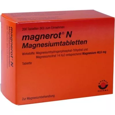 MAGNEROT N Compresse di magnesio, 200 pz