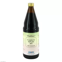 CRANBERRY SAFT Casa della vitalità biologica pura, 750 ml