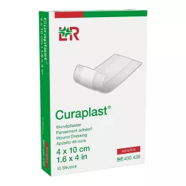 CURAPLAST Medicazione sensibile 4x10 cm 1 m, 10 pz