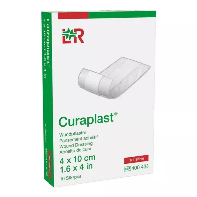 CURAPLAST Medicazione sensibile 4x10 cm 1 m, 10 pz CURAPLAST Medicazione sensibile 4x10 cm 1 m, 10 pz