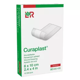 CURAPLAST Medicazione sensibile per ferite 6x10 cm 1 m, 10 pz