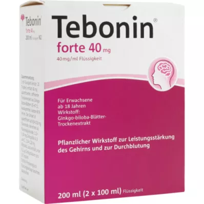 TEBONIN soluzione forte 40 mg, 2X100 ml
