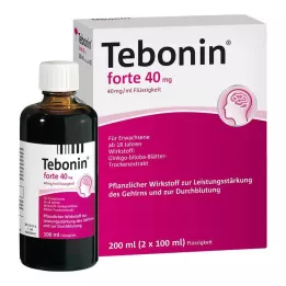 TEBONIN soluzione forte 40 mg, 2X100 ml
