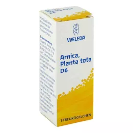 ARNICA PLANTA tota D 6 globuli, 10 g