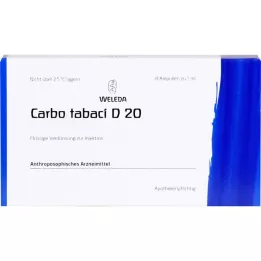 CARBO TABACI D 20 fiale, 8 pz