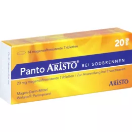 PANTO Aristo per il bruciore di stomaco 20 mg compresse rivestite con enterici, 14 pz