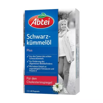 ABTEI Olio di cumino nero Plus Capsule, 48 Capsule