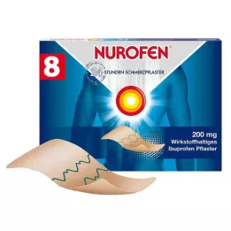 NUROFEN Cerotto antidolorifico per 24 ore da 200 mg, 8 pz