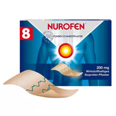 NUROFEN Cerotto antidolorifico per 24 ore da 200 mg, 8 pz