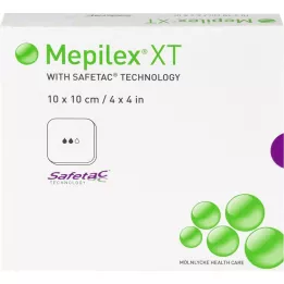 MEPILEX XT Medicazione in schiuma 10x10 cm, 5 pz