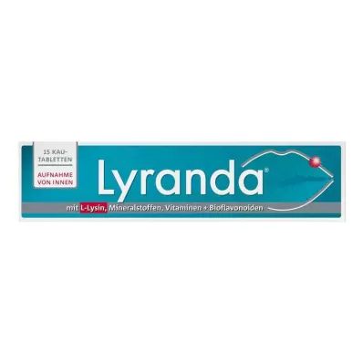 LYRANDA Compresse masticabili, 15 pezzi
