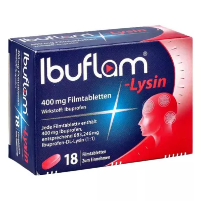 IBUFLAM-Lisina 400 mg compresse rivestite con film, 18 pz IBUFLAM-Lisina 400 mg compresse rivestite con film, 18 pz