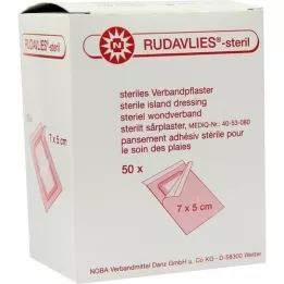 RUDAVLIES-cerotto sterile 5x7 cm, 50 pz