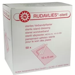 RUDAVLIES-cerotto sterile 8x10 cm, 50 pz