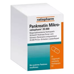 PANKREATIN Micro-ratio.20.000 capsule rigide rivestite di enterico, 50 pz