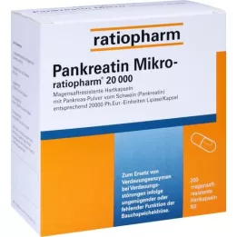 PANKREATIN Micro-ratio.20.000 capsule rigide rivestite di enterico, 200 pz