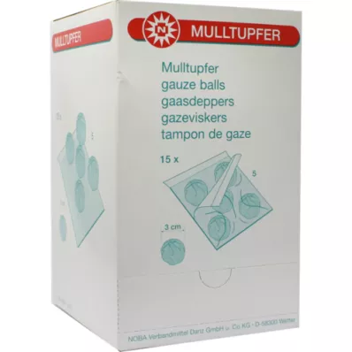 MULLTUPFER prugne sterili, 15X5 pz