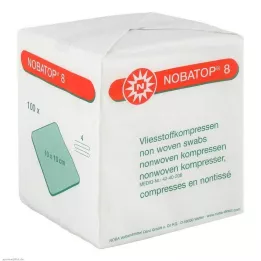 NOBATOP 8 Compresse 10x10 cm non sterili, 100 pz