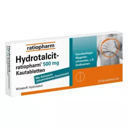 HYDROTALCIT-ratiopharm 500 mg compresse masticabili, 20 pz