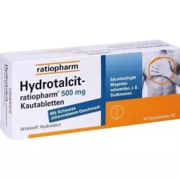HYDROTALCIT-ratiopharm 500 mg compresse masticabili, 50 pz