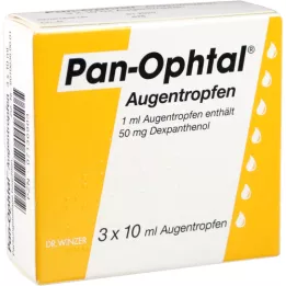 PAN OPHTAL Gocce oculari, 3X10 ml