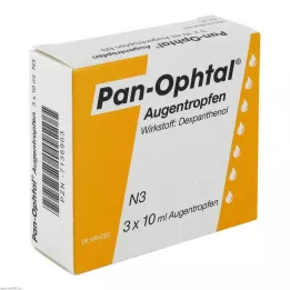 PAN OPHTAL Gocce oculari, 3X10 ml