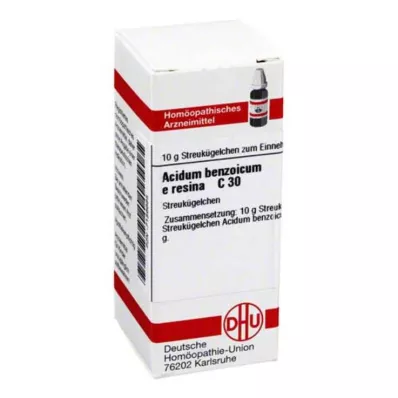 DHU Acidum benzoicum e res.C30, 10g DHU Acidum benzoicum e res.C30, 10g