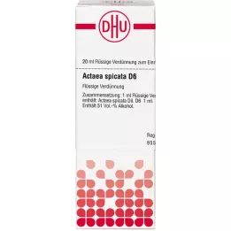 ACTAEA SPICATA D 6 Diluizione, 20 ml