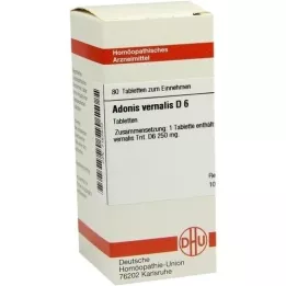 ADONIS VERNALIS D 6 compresse, 80 pz