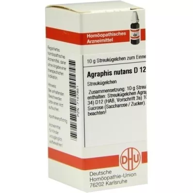 AGRAPHIS NUTANS D 12 globuli, 10 g