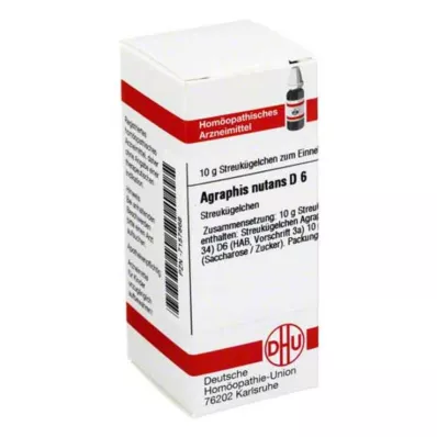 AGRAPHIS NUTANS D 6 globuli, 10 g