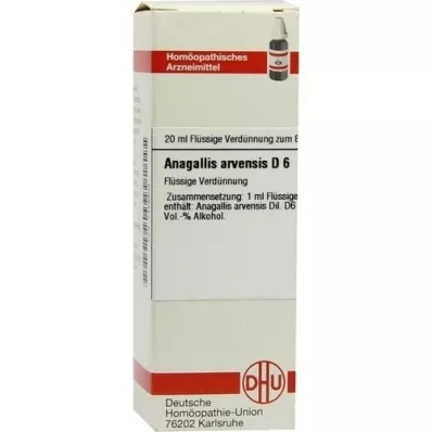 ANAGALLIS ARVENSIS D 6 Diluizione, 20 ml