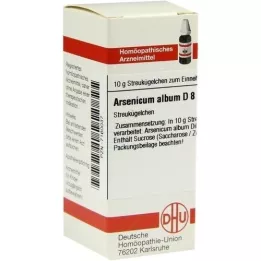 ARSENICUM ALBUM D 8 globuli, 10 g