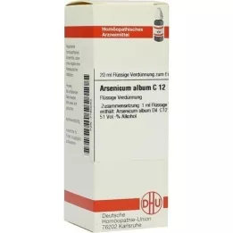 ARSENICUM ALBUM C 12 Diluizione, 20 ml