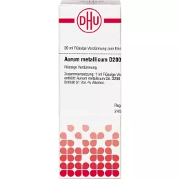 AURUM METALLICUM D 200 diluizione, 20 ml