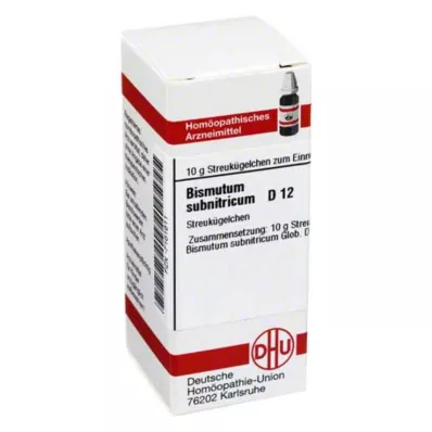 DHU Bismuthum Subnitricum D 12 Gl, 10 g DHU Bismuthum Subnitricum D 12 Gl, 10 g