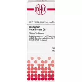 BISMUTUM SUBNITRICUM D 8 diluizione, 20 ml