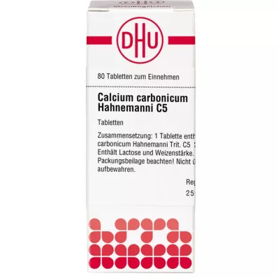 CALCIUM CARBONICUM Hahnemanni C 5 Compresse, 80 pz