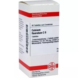 CALCIUM FLUORATUM C 6 compresse, 80 pz