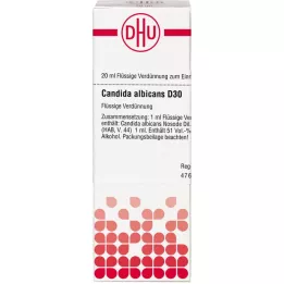 CANDIDA ALBICANS D 30 Diluizione, 20 ml